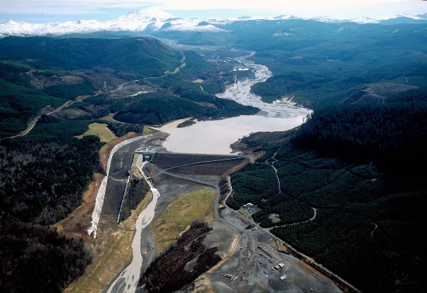 Toutle River dam